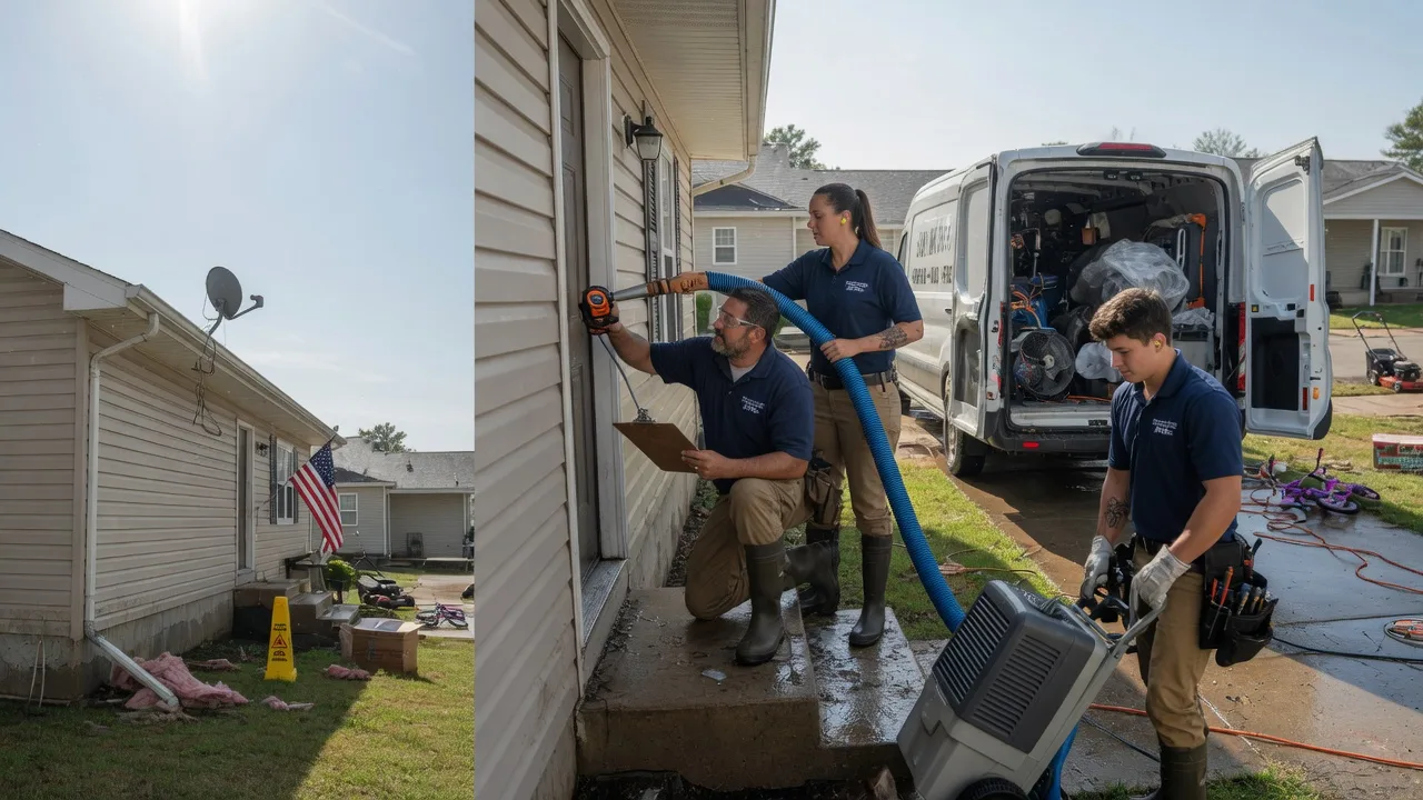 Ceiling Water Damage Restoration in Spencer, NC near me